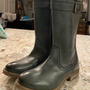 ROAN Tall Boot - Grey Nappa